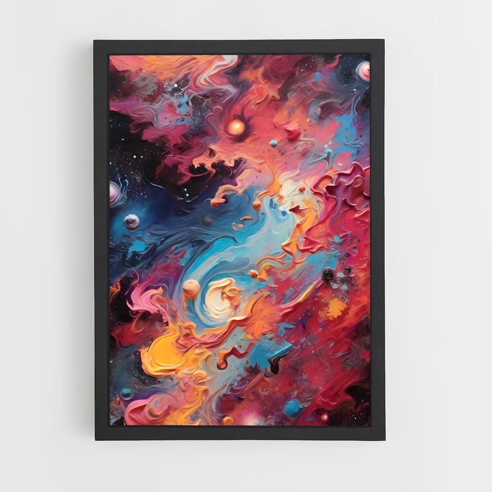 Poster Nebula Fantasia – affiche Art spatial (vue 2)